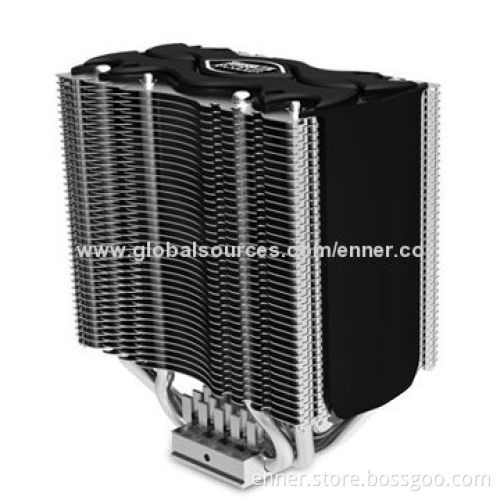 6mm x 4 Heatpipes/100mm 4-pin PWM Ultra-silent LED Cooler Fan with Hydraumatic Bearing Type